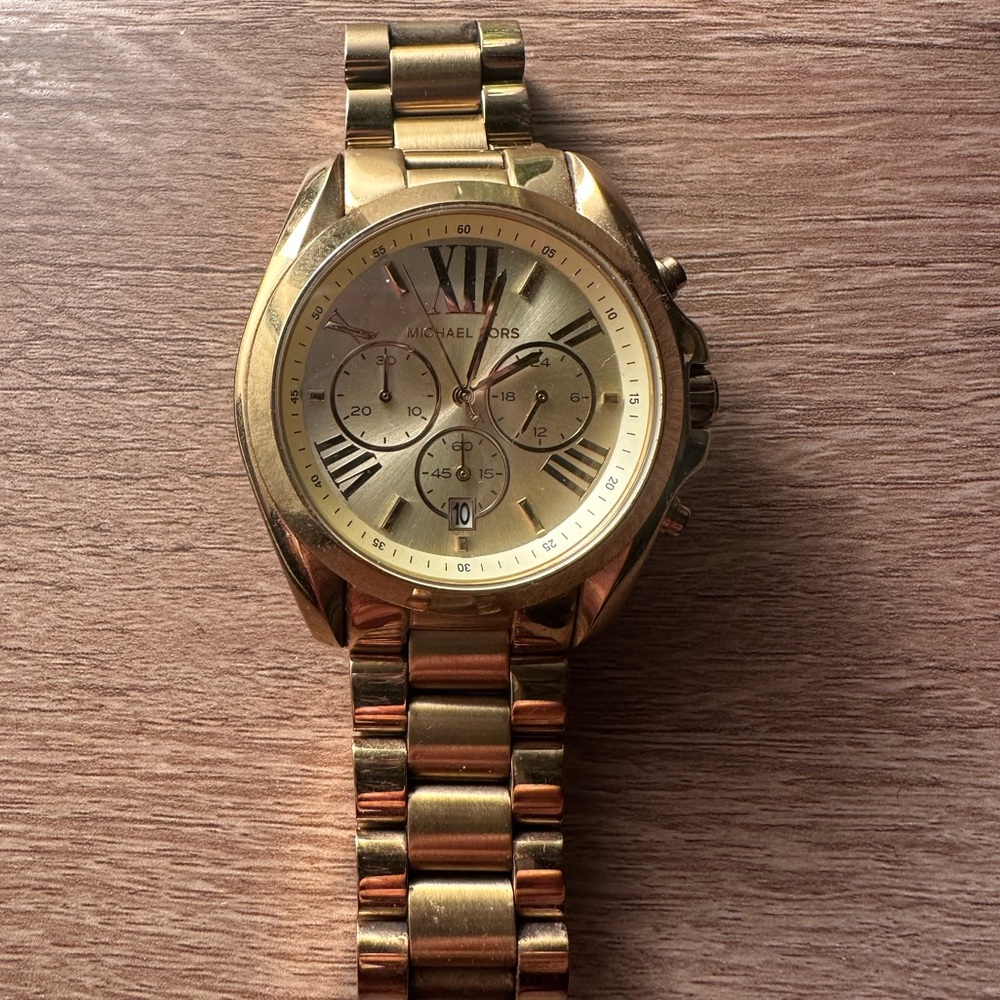 Gold-tone Stainless Steel Michael Kors Watch